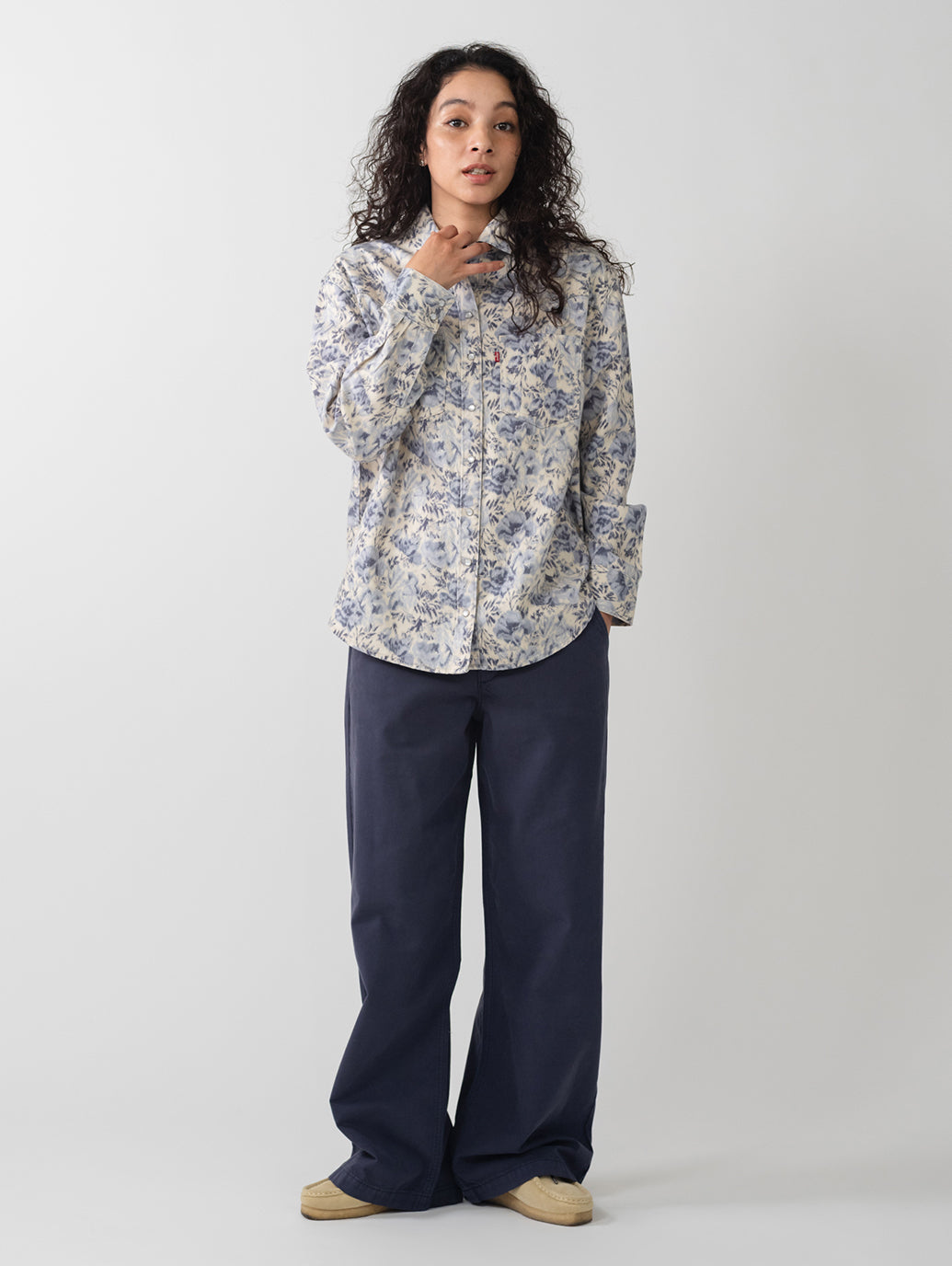 TEODORA ウエスタンシャツ