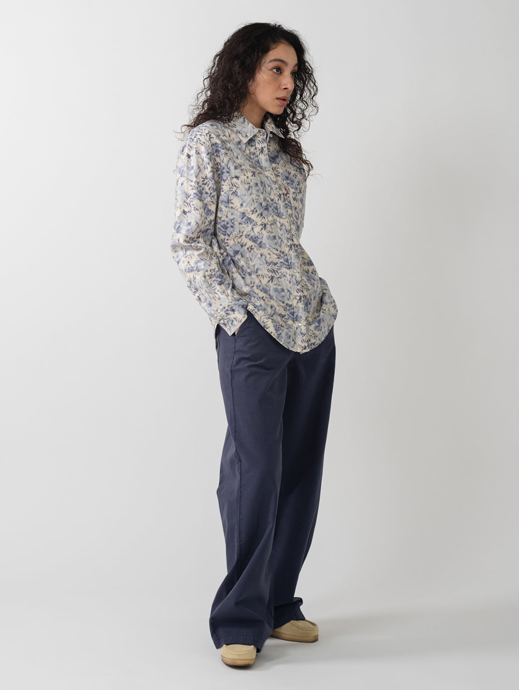 TEODORA ウエスタンシャツ