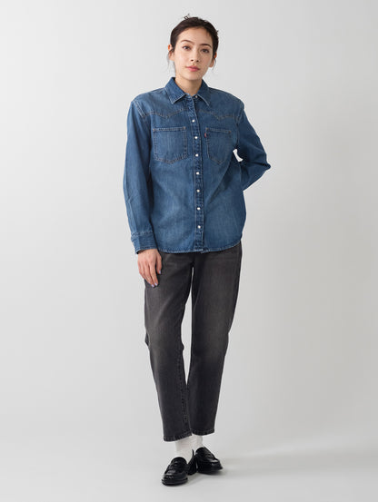 TEODORA ウエスタンシャツ