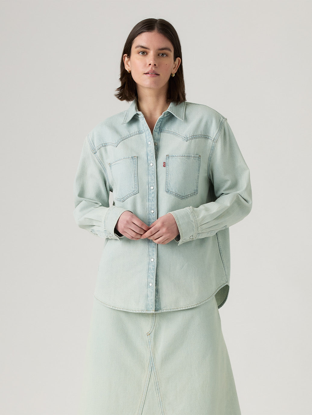 TEODORA ウェスタンシャツ