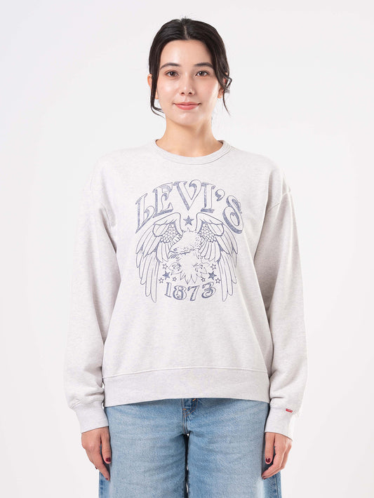 グラフィック ヘリテージ クルーネックスウェットシャツ