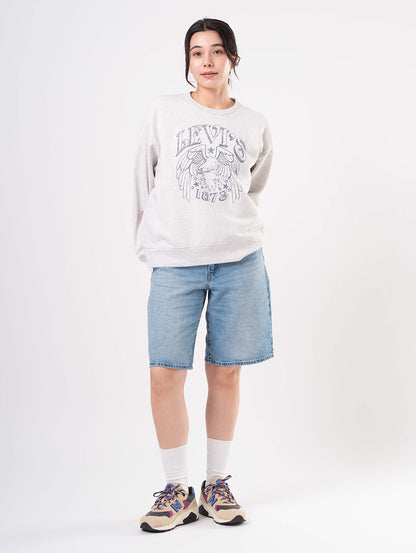 グラフィック ヘリテージ クルーネックスウェットシャツ