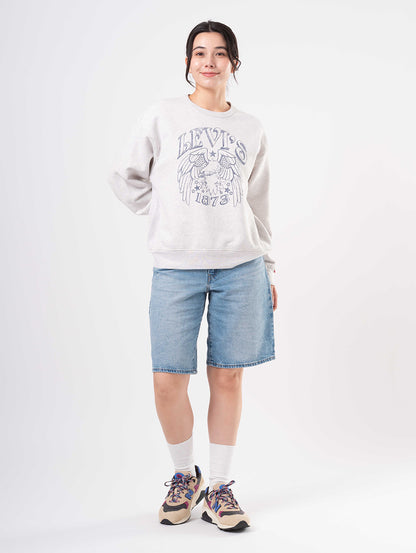 グラフィック ヘリテージ クルーネックスウェットシャツ