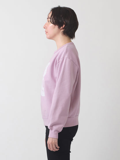 グラフィック クルーネックスウェットシャツ