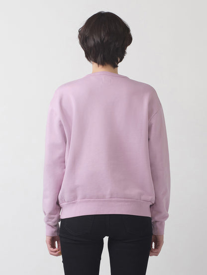 グラフィック クルーネックスウェットシャツ