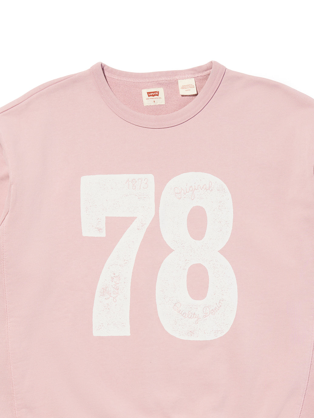 グラフィック クルーネックスウェットシャツ