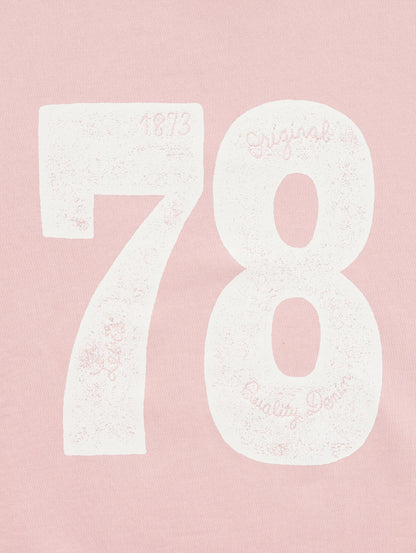 グラフィック クルーネックスウェットシャツ