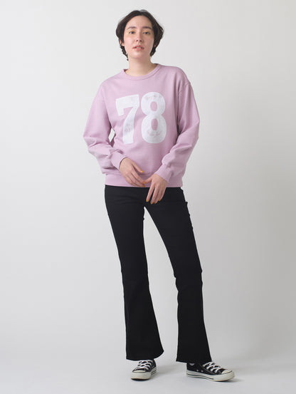 グラフィック クルーネックスウェットシャツ