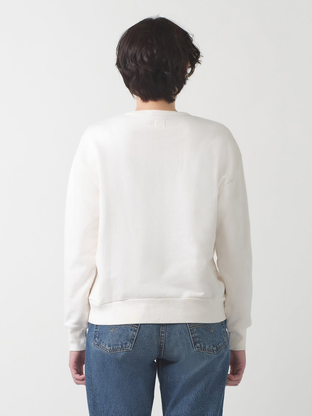 グラフィック クルーネックスウェットシャツ