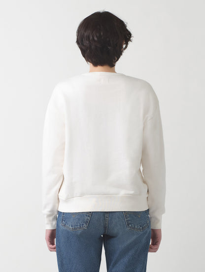 グラフィック クルーネックスウェットシャツ