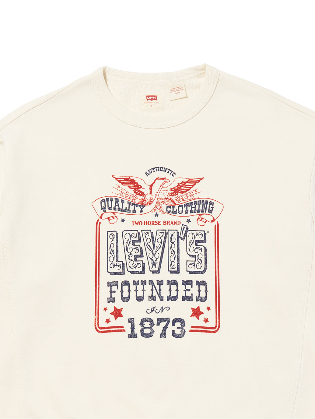 グラフィック クルーネックスウェットシャツ