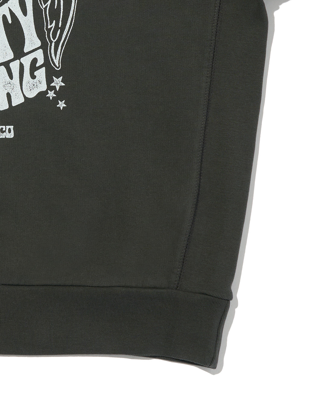 グラフィック クルーネックスウェットシャツ