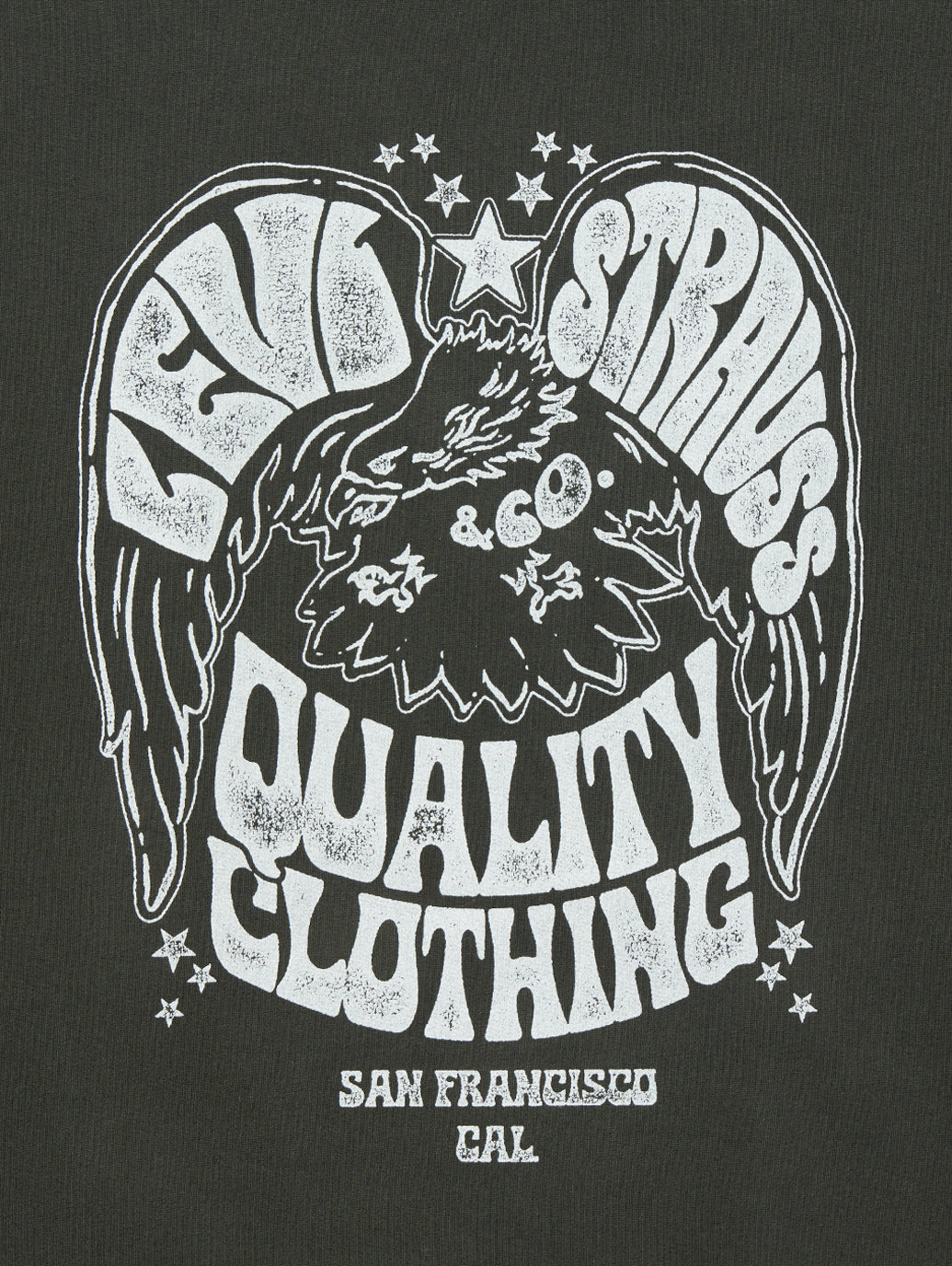 グラフィック クルーネックスウェットシャツ