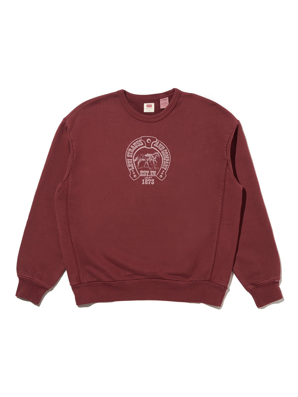 グラフィック クルーネックスウェットシャツ