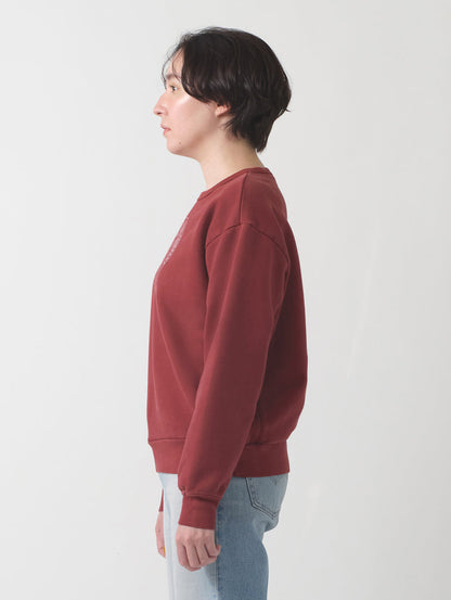 グラフィック クルーネックスウェットシャツ