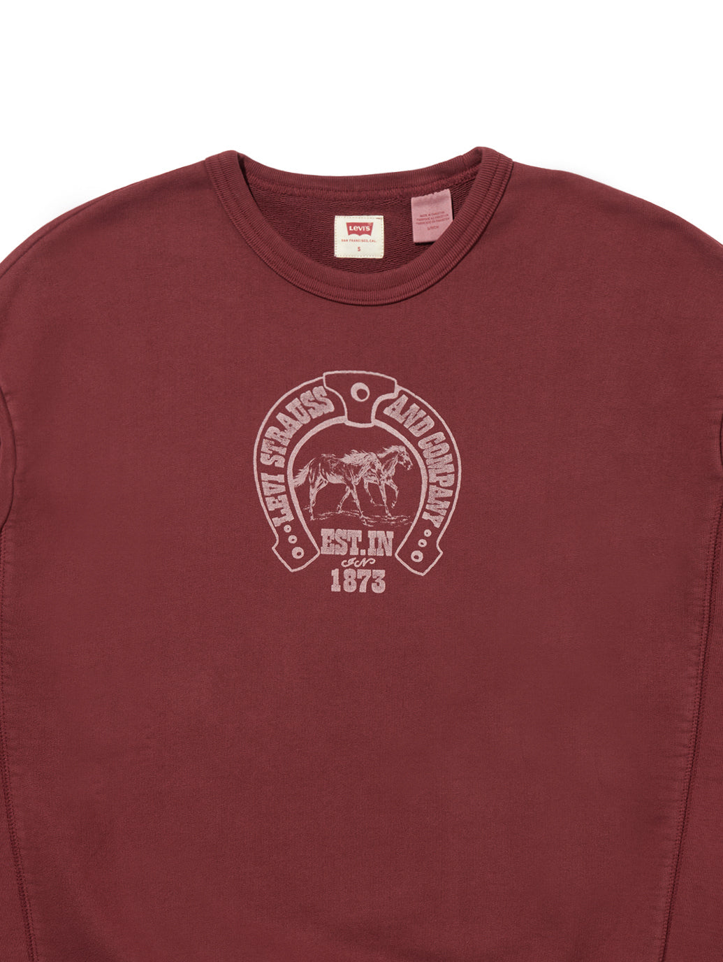 グラフィック クルーネックスウェットシャツ