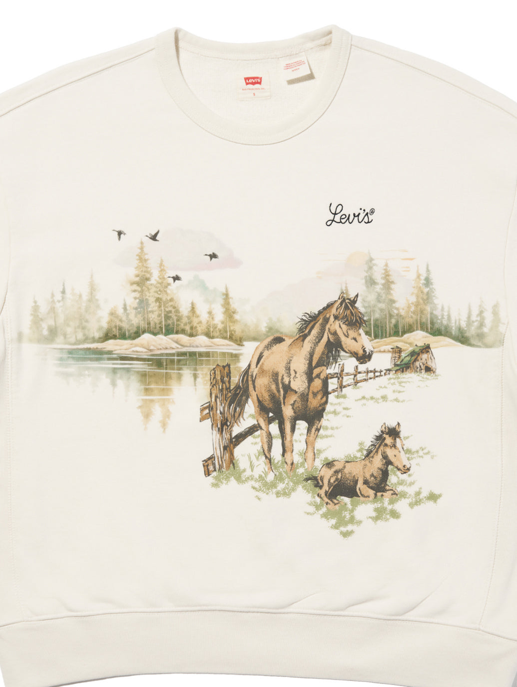 グラフィック ヘリテージ クルーネックスウェットシャツ