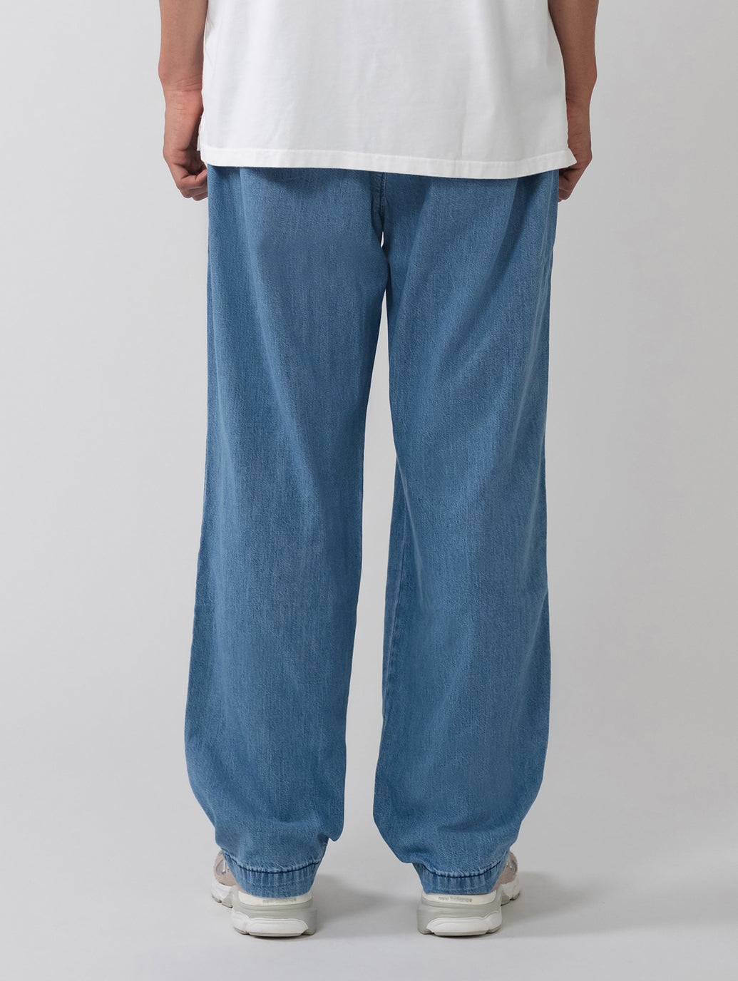 XX CHINO ルーズ ストレート パンツ ミディアムインディゴ