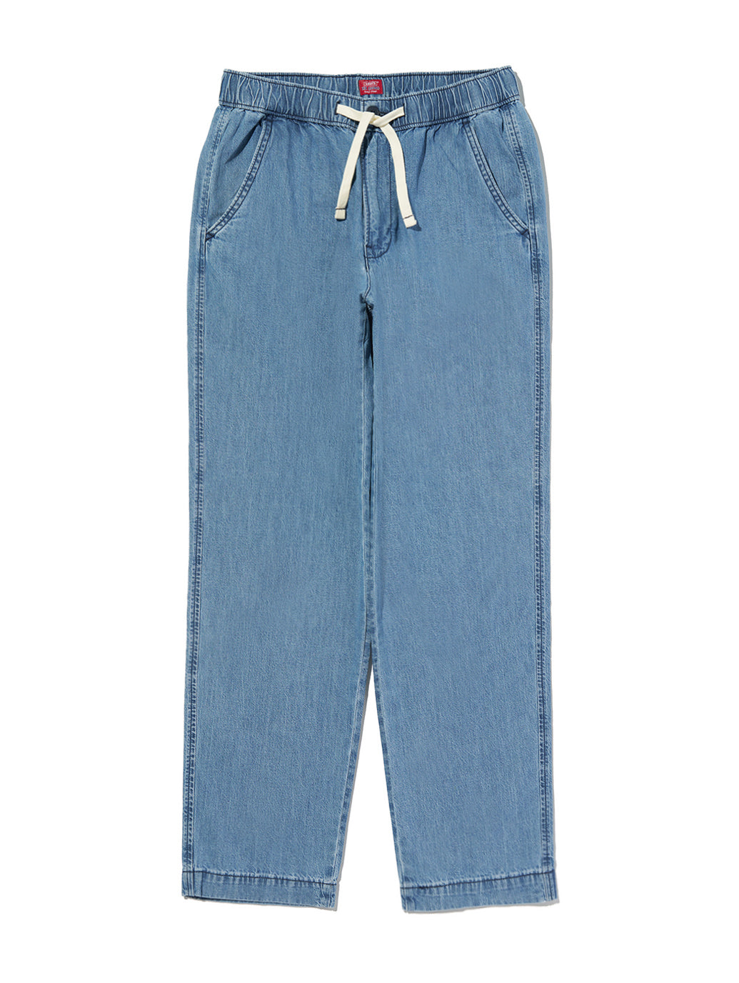 XX CHINO ルーズ ストレート パンツ ミディアムインディゴ