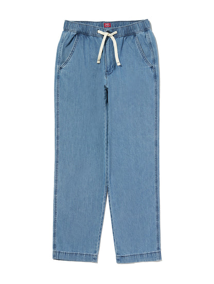 XX CHINO ルーズ ストレート パンツ ミディアムインディゴ