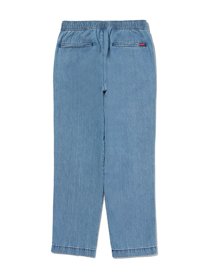 XX CHINO ルーズ ストレート パンツ ミディアムインディゴ