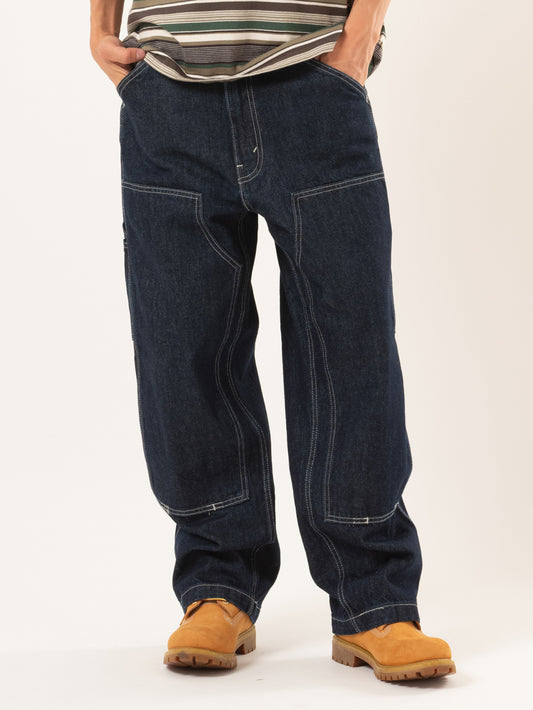 WORKWEAR 568™ STAY LOOSE ダブルニー ジーンズ ダークインディゴ