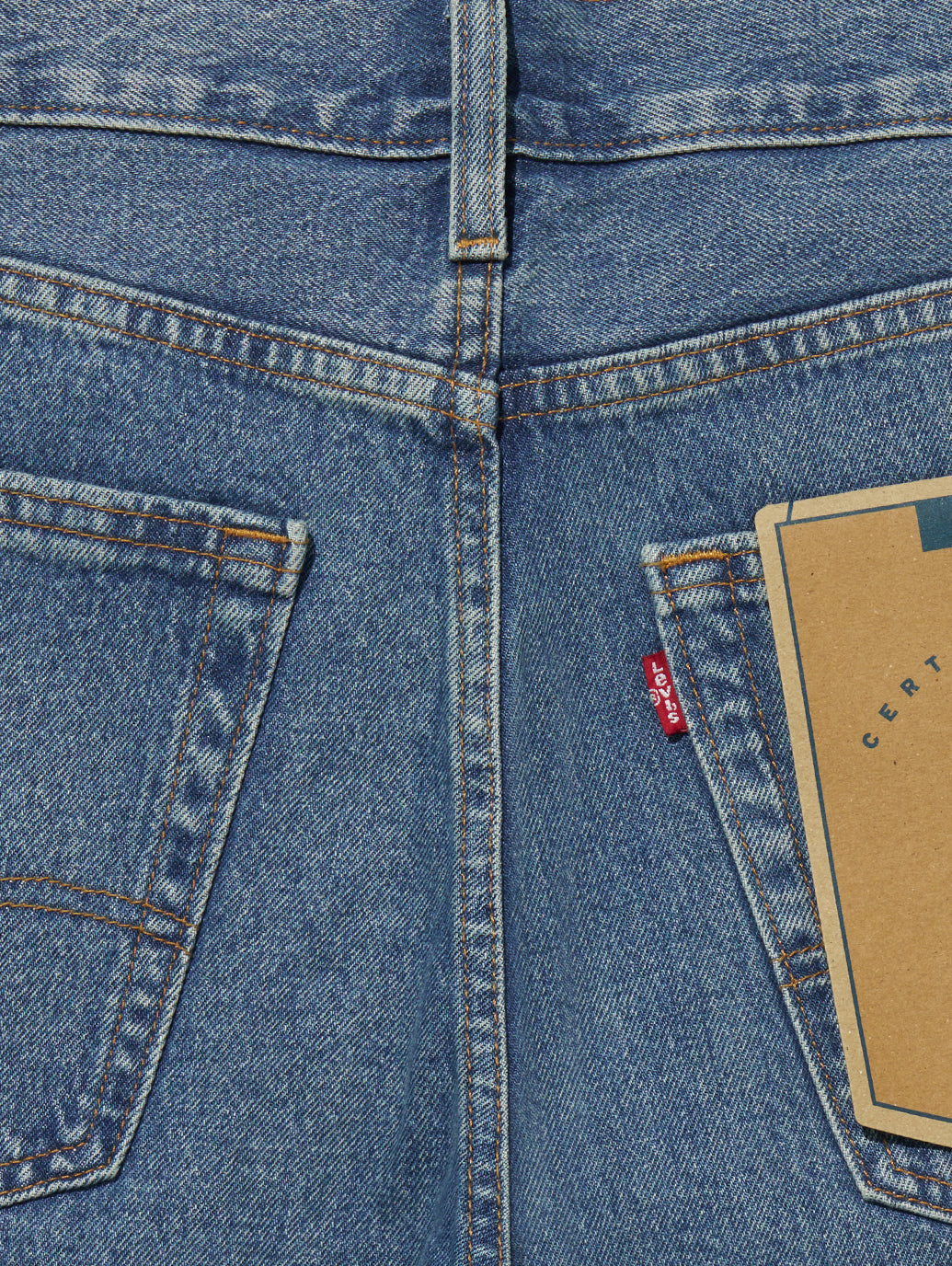 568™ ルーズストレート ダブルニー ミディアムインディゴ DETROIT WASH