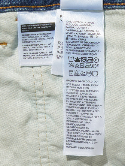 568™ ルーズストレート ダブルニー ミディアムインディゴ DETROIT WASH