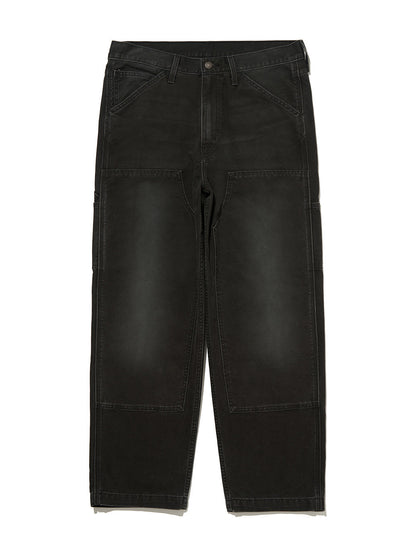 568™ ルーズストレート ダブルニー ブラック DARKEST NIGHT ME