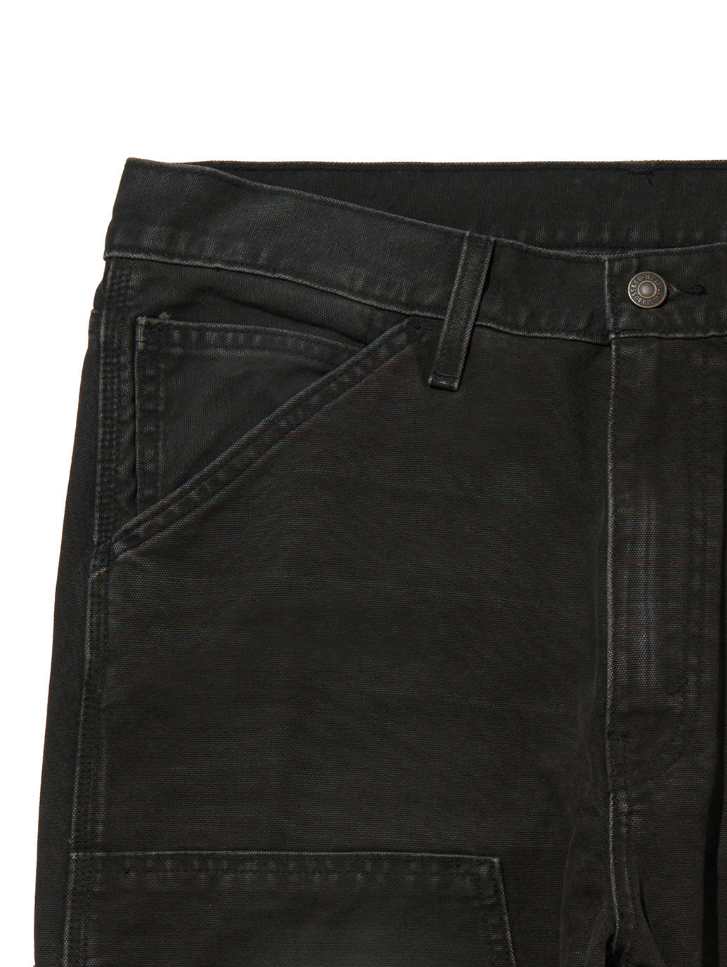 568™ ルーズストレート ダブルニー ブラック DARKEST NIGHT ME