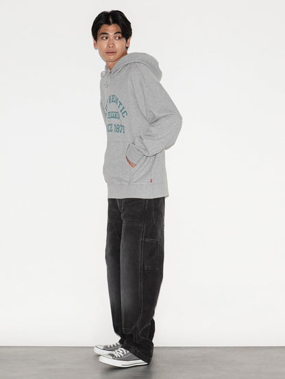 568™ ルーズストレート ダブルニー ブラック DARKEST NIGHT ME