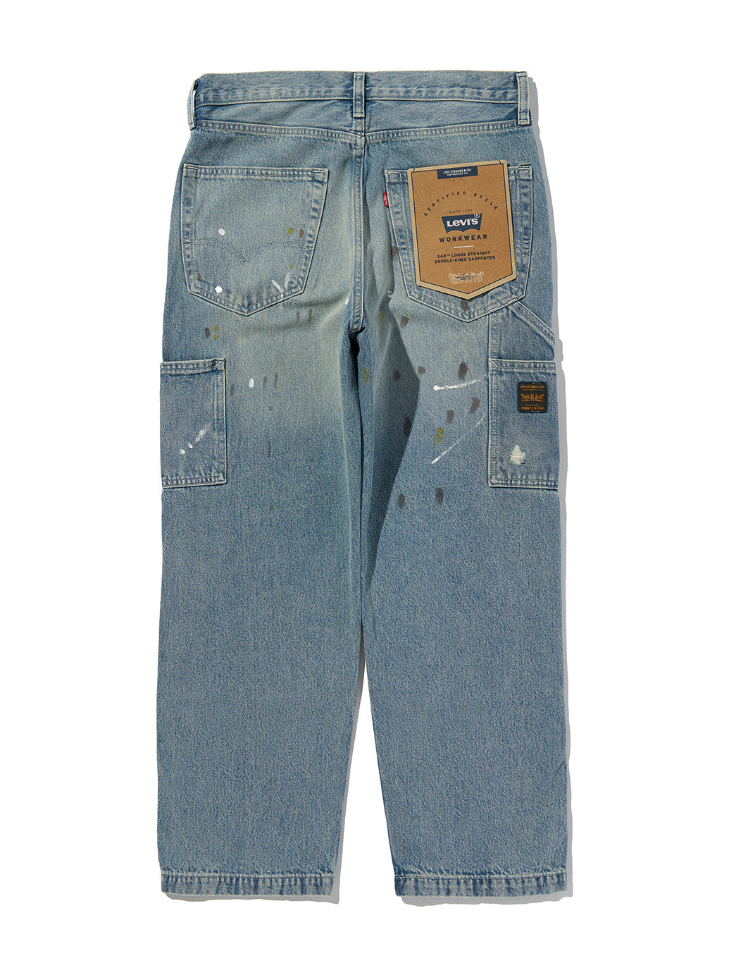 WORKWEAR 568™ ルーズストレートダブルニージーンズ ライトインディゴ