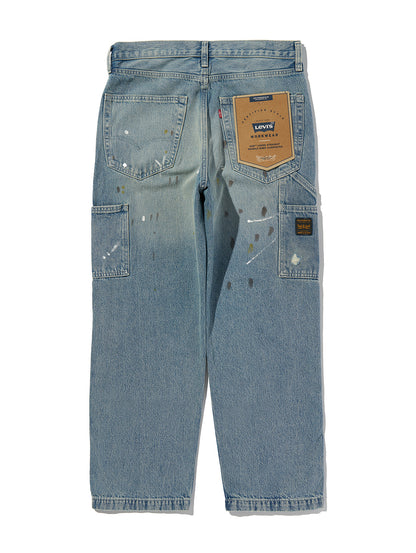 WORKWEAR 568™ ルーズストレートダブルニージーンズ ライトインディゴ