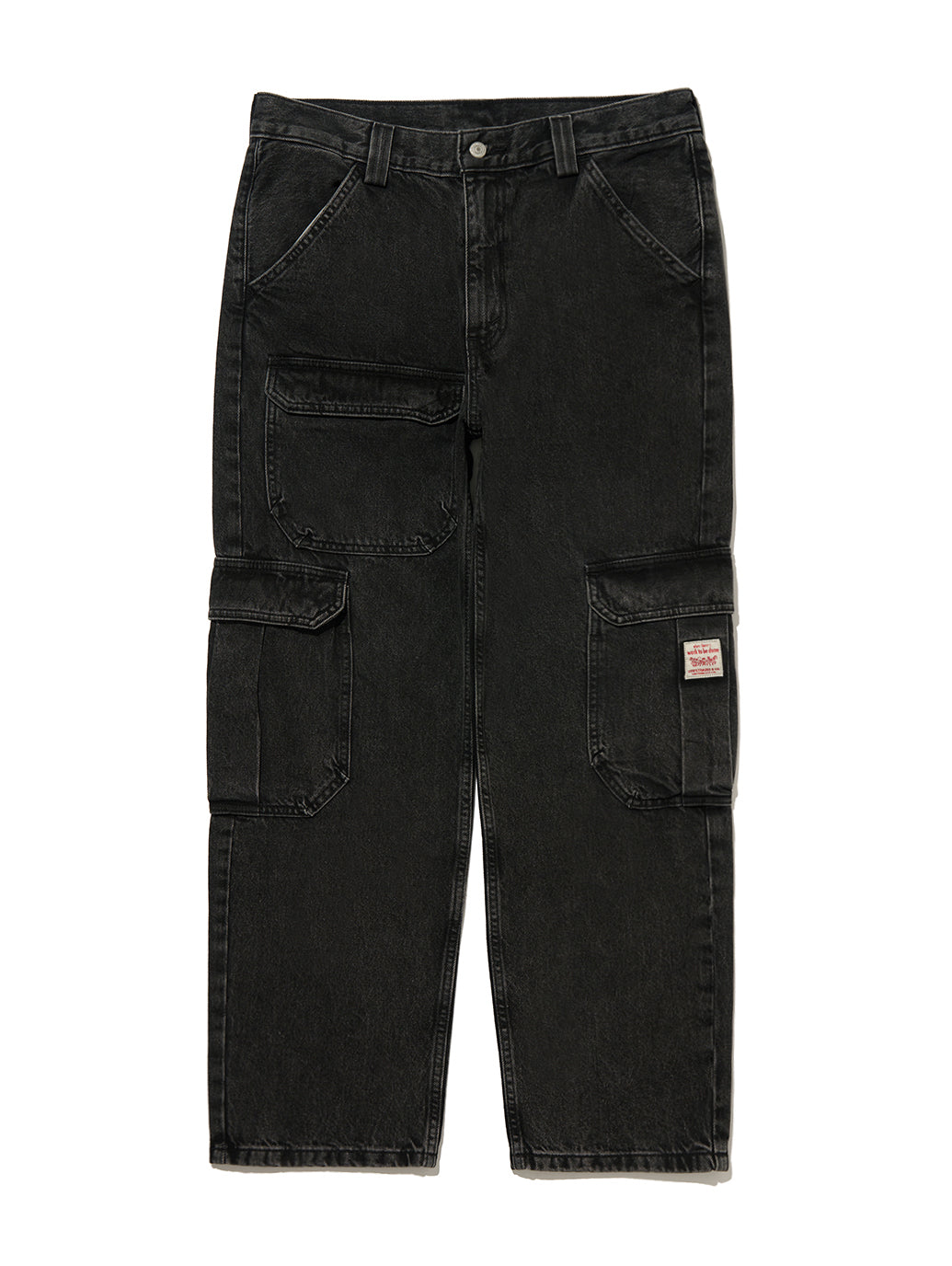 STAY LOOSE カーゴ ブラック DARKLY WASH