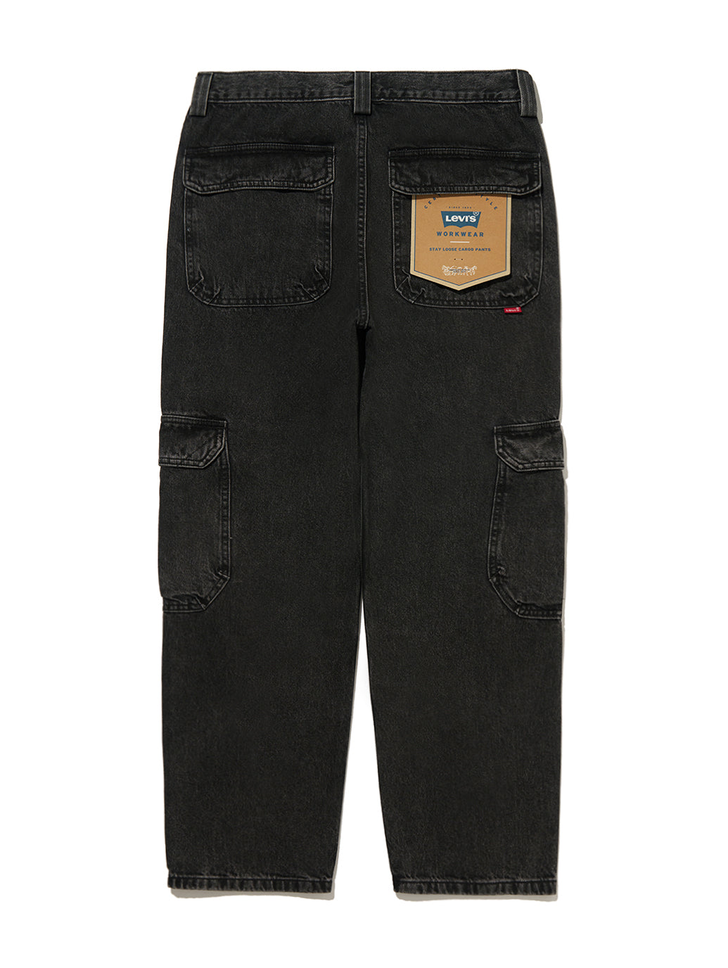 STAY LOOSE カーゴ ブラック DARKLY WASH