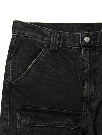 STAY LOOSE カーゴ ブラック DARKLY WASH