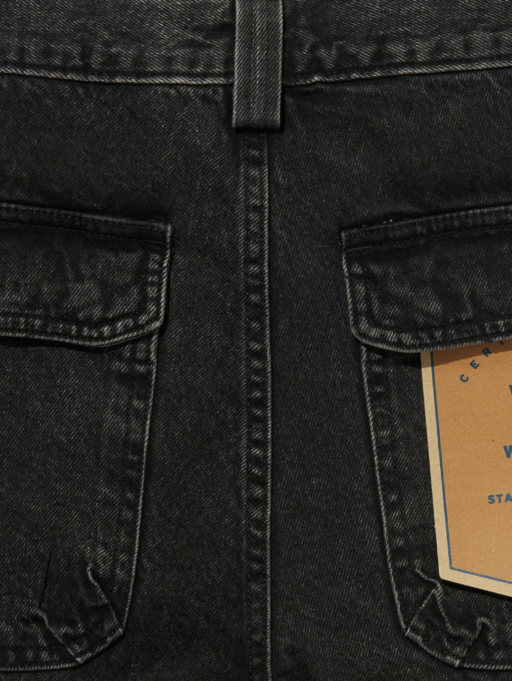 STAY LOOSE カーゴ ブラック DARKLY WASH