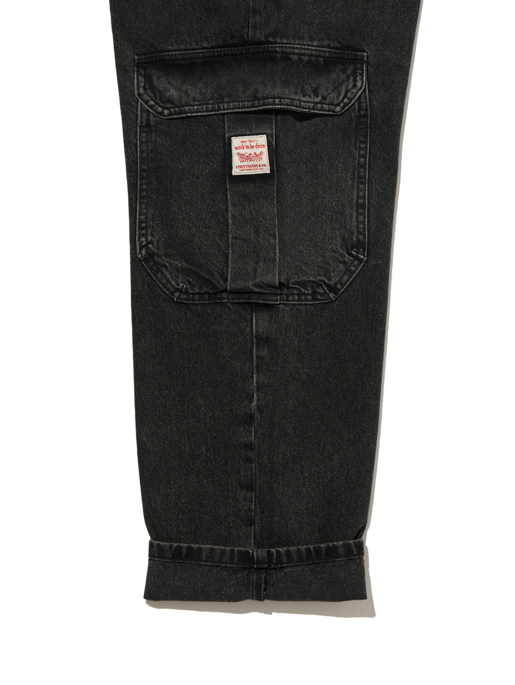 STAY LOOSE カーゴ ブラック DARKLY WASH