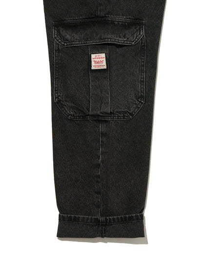 STAY LOOSE カーゴ ブラック DARKLY WASH
