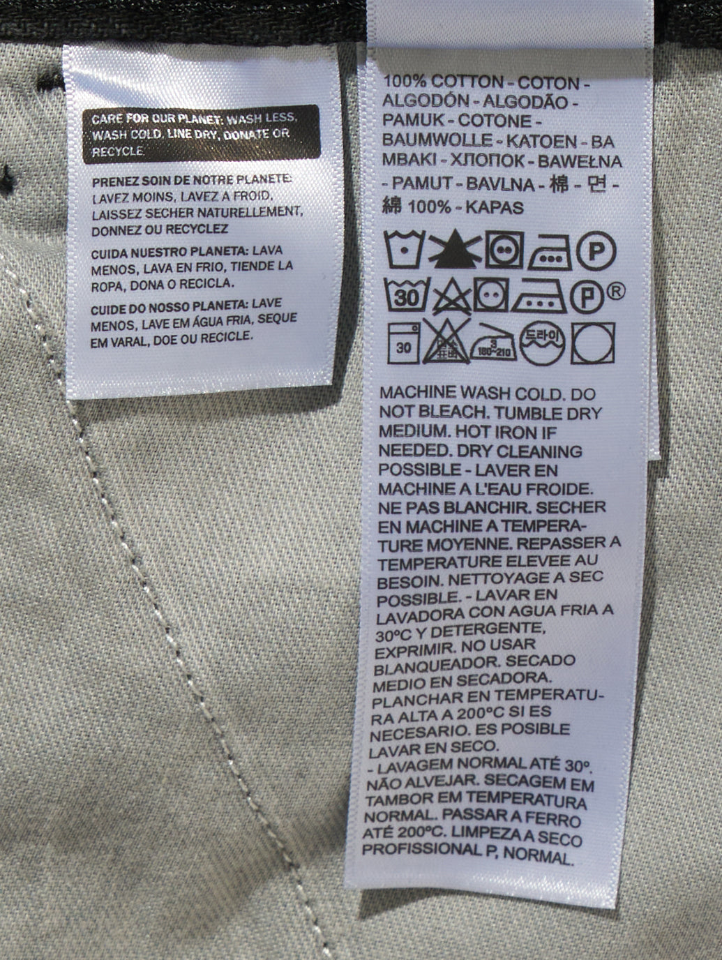 STAY LOOSE カーゴ ブラック DARKLY WASH