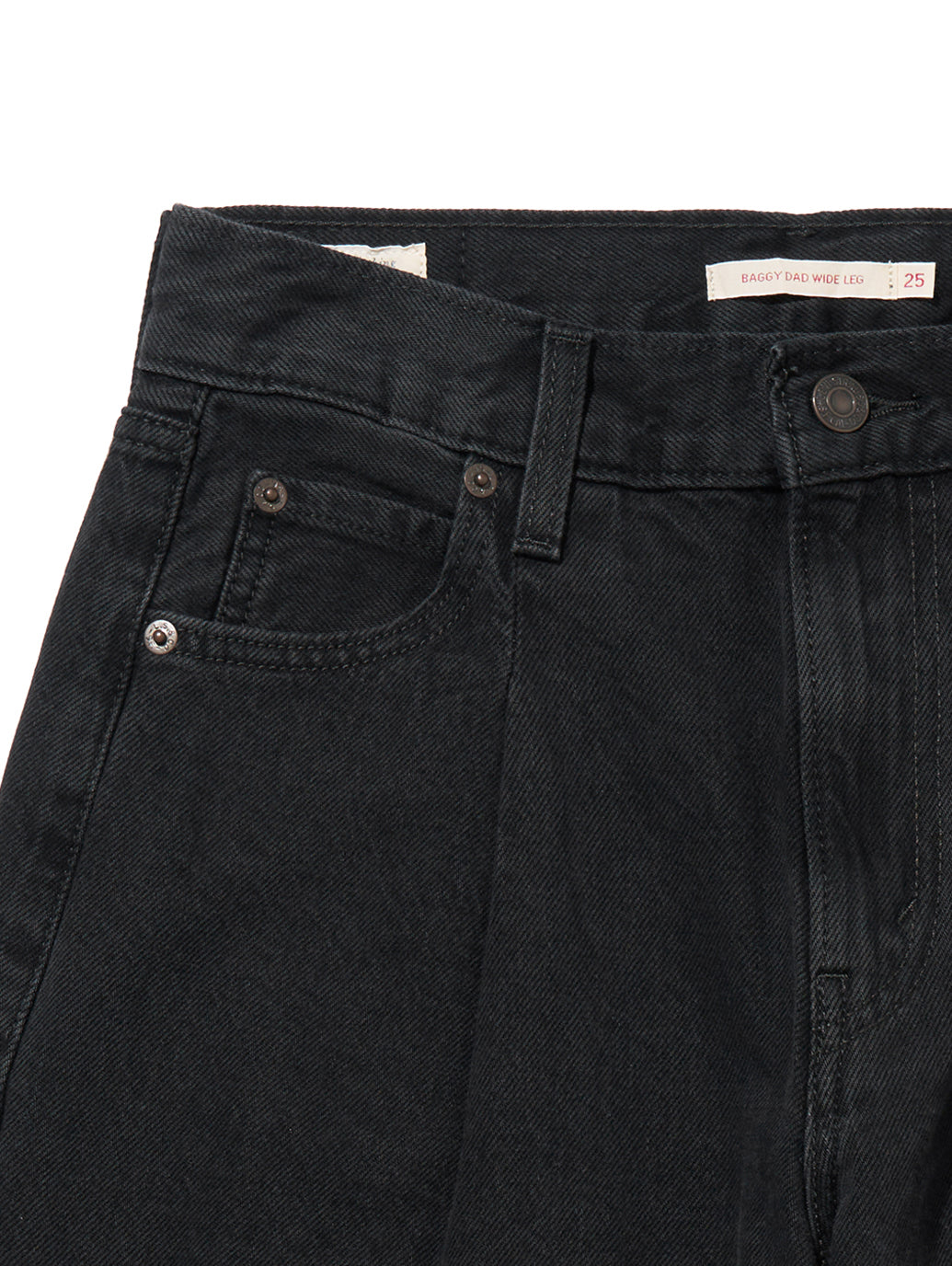 BAGGY DAD WIDE LEG ブラック CAPTURING MOMENTS