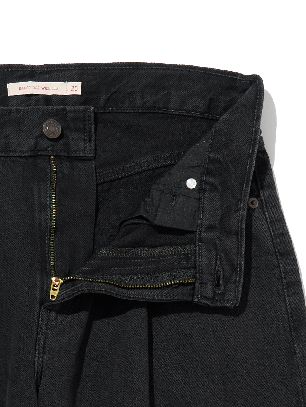 BAGGY DAD WIDE LEG ブラック CAPTURING MOMENTS