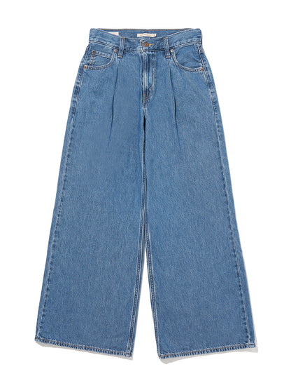 BAGGY DAD WIDE LEG ミディアムインディゴ CAUSE AND EFFECT