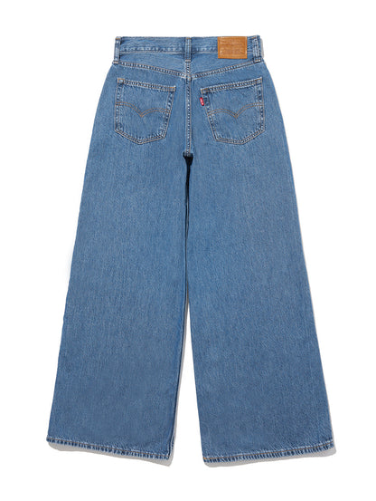BAGGY DAD WIDE LEG ミディアムインディゴ CAUSE AND EFFECT