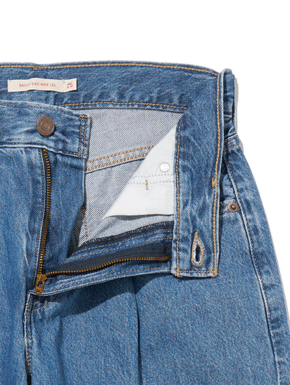 BAGGY DAD WIDE LEG ミディアムインディゴ CAUSE AND EFFECT