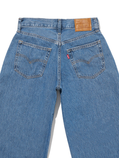 BAGGY DAD WIDE LEG ミディアムインディゴ CAUSE AND EFFECT