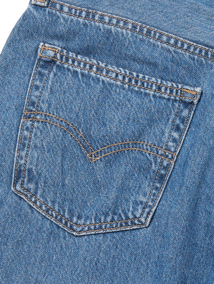 BAGGY DAD WIDE LEG ミディアムインディゴ CAUSE AND EFFECT