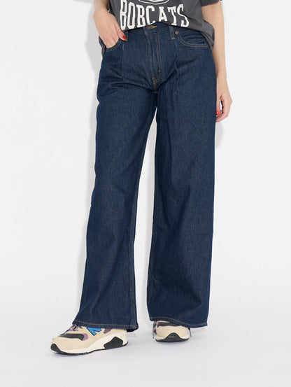 BAGGY DAD WIDE LEG ダークインディゴ LET'S GET LOST AGAIN