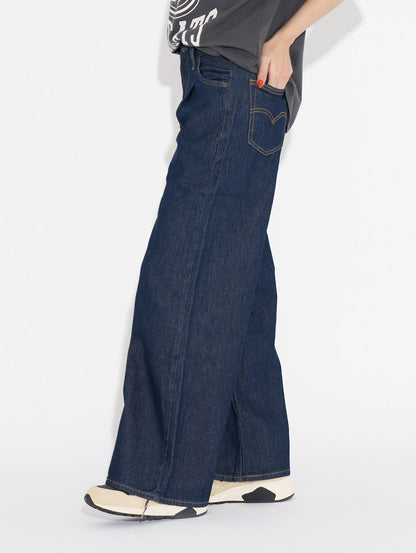 BAGGY DAD WIDE LEG ダークインディゴ LET'S GET LOST AGAIN