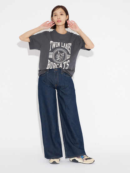 BAGGY DAD WIDE LEG ダークインディゴ LET'S GET LOST AGAIN